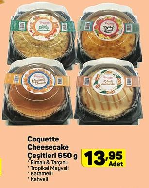 Coquette Cheesecake Çeşitleri 650 g image