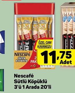 Nescafé Sütlü Köpüklü 3'ü 1 Arada 20'li  image