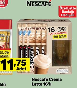 Nescafé Crema Latte 16'lı  image