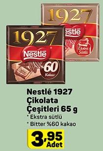 Nestlé 1927 Çikolata Çeşitleri 65 g image