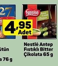 Nestlé Antep Fıstıklı Bitter Çikolata 65 g image