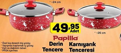 Papilla Derin Tencere 24 cm / Karnıyarık Tenceresi 26 cm image