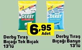 Derby Tıraş Bıçağı Tek Bıçak 13'lü / Derby Tıraş Bıçağı Banyo 13'lü image