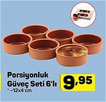 Porsiyonluk Güveç Seti 6'lı 12x4 cm image
