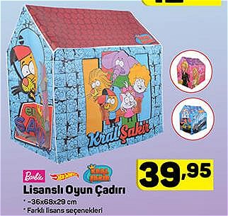 Lisanslı Oyun Çadırı image