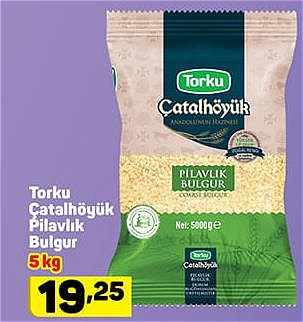Torku Çatalhöyük Pilavlık Bulgur 5 kg image