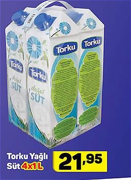 Torku Yağlı Süt 4x1L image