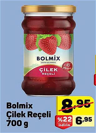 Bolmix Çilek Reçeli 700 g image