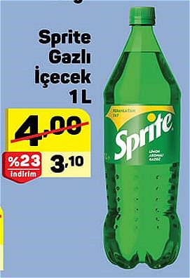 Sprite Gazlı İçecek 1 L image