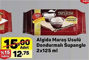 Algida Maraş Usulü Dondurmalı Supangle 2x125 ml image