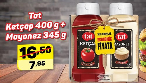 Tat Ketçap 400 g+Mayonez 345 g image