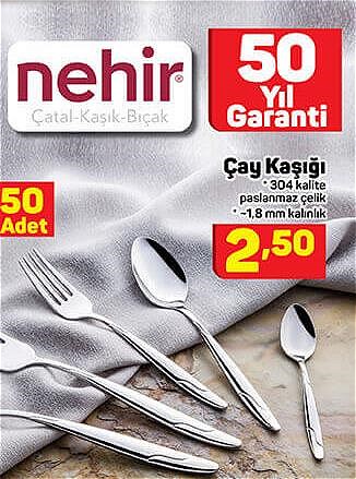 Nehir Çay Kaşığı 1,8 mm image