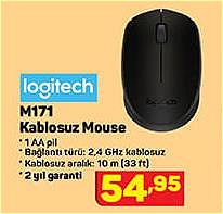 Logitech M171 Kablosuz Mouse image