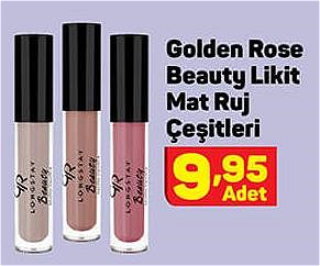 Golden Rose Beauty Likit Mat Ruj Çeşitleri/Adet image