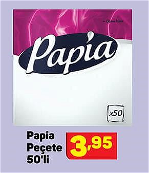 Papia Peçete 50'li image