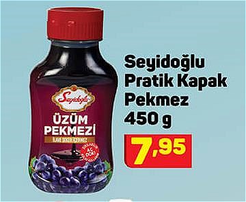 Seyidoğlu Pratik Kapak Pekmez 450 g image