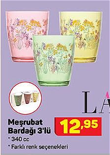 Lav Meşrubat Bardağı 3'lü image