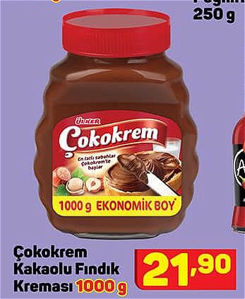 Çokokrem Kakaolu Fındık Kreması 1000 g image
