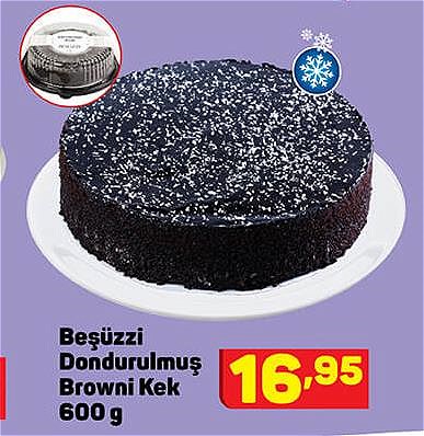 Beşüzzi Dondurulmuş Browni Kek 600 g image