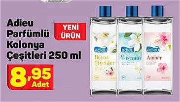 Adieu Parfümlü Kolonya Çeşitleri 250 ml image