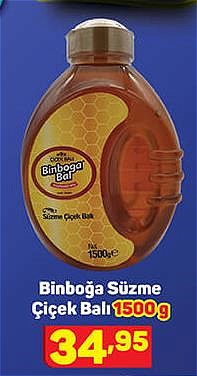 Binboğa Süzme Çiçek Balı 1500 g image