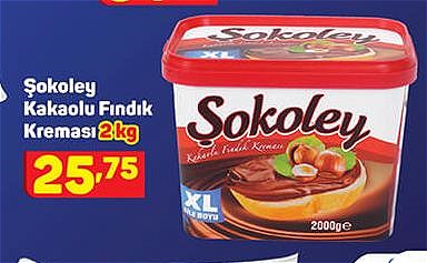 Şokoley Kakaolu Fındık Kreması 2 kg image
