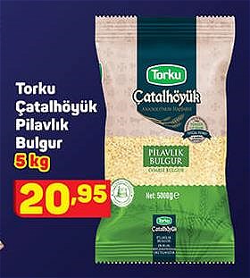 Torku Çatalhöyük Pilavlık Bulgur 5 kg image