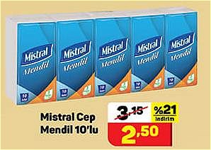 Mistral Cep Mendil 10'lu image