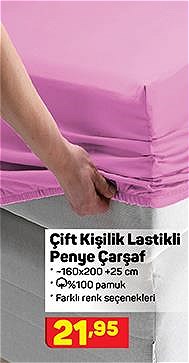 Çift Kişilik Lastikli Penye Çarşaf image