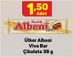 Ülker Albeni Viva Bar Çikolata 36 g image