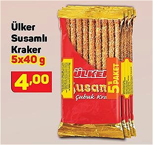 Ülker Susamlı Kraker 5x40 g image