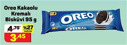 Oreo Kakaolu Kremalı Bisküvi 95 g image