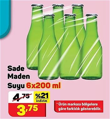 Sade Maden Suyu 6x200 ml image