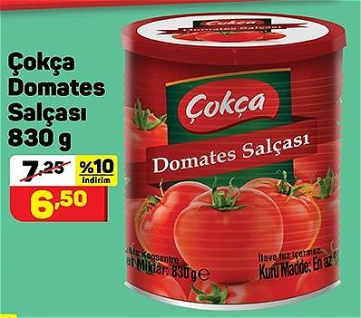 Çokça Domates Salçası 830 g image