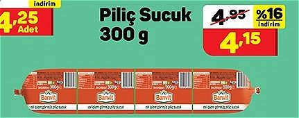 Piliç Sucuk 300 g image