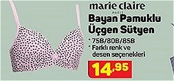 Marie Claire Bayan Pamuklu Üçgen Sütyen image