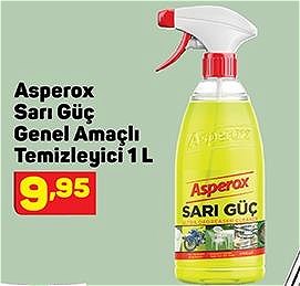 Asperox Sarı Güç Genel Amaçlı Temizleyici 1 l image