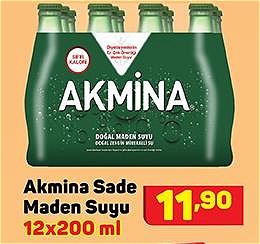 Akmina Sade Maden Suyu 12x200 ml image