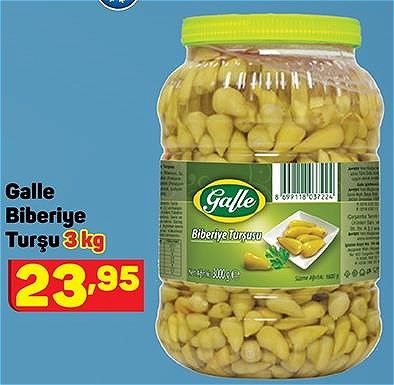 Galle Biberiye Turşu 3 kg image