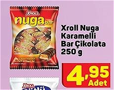 Xroll Nuga Karamelli Bar Çikolata 250 g image