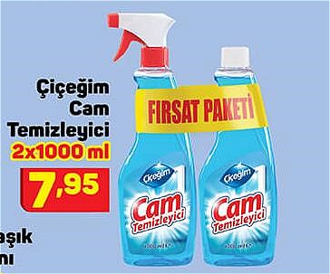 Çiçeğim Cam Temizleyici 2x1000 ml image