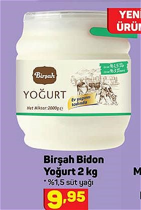 Birşah Bidon Yoğurt 2 kg image