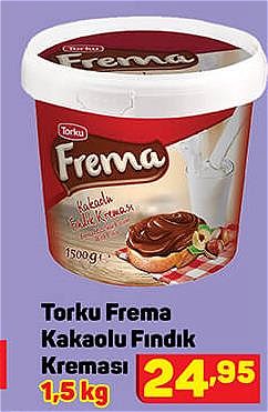 Torku Frema Kakaolu Fındık Kreması 1,5 kg image