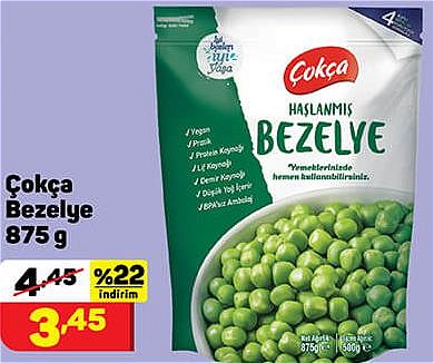 Çokça Bezelye 875 g image