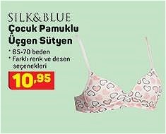 Silk&Blue Çocuk Pamuklu Üçgen Sütyen image