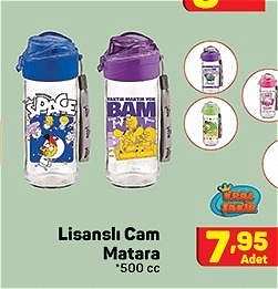 Lisanslı Cam Matara 500 cc image