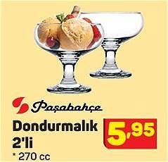 Paşabahçe Dondurmalık 2'li 270 cc image