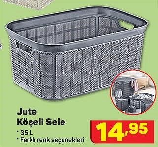 Jute Köşeli Sele 35 L image