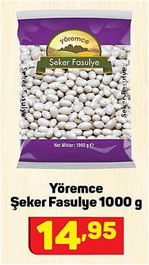 Yöremce Şeker Fasulye 1000 g image