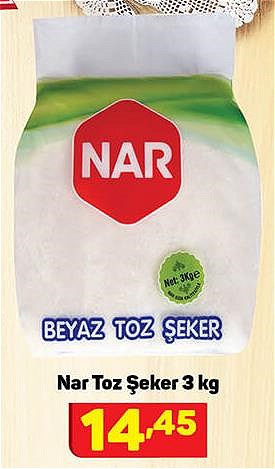 Nar Toz Şeker 3 kg image